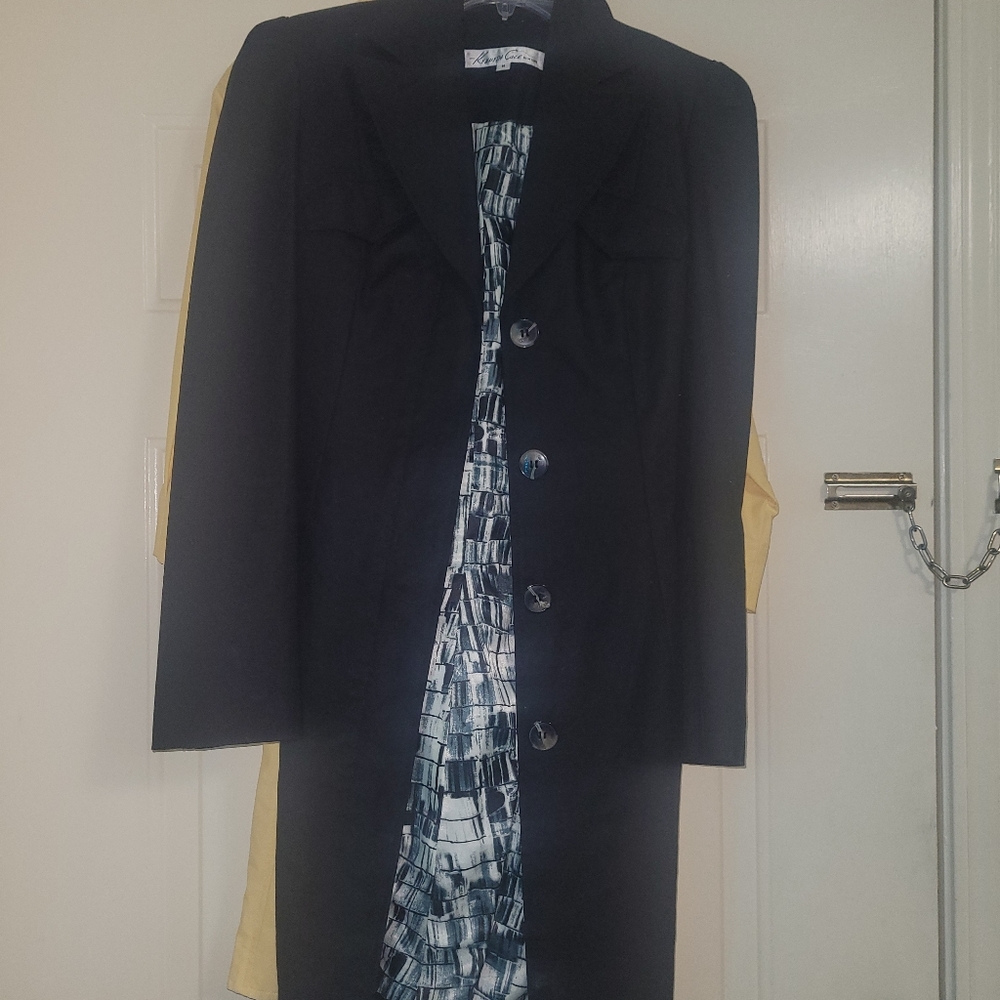 Black trench coat